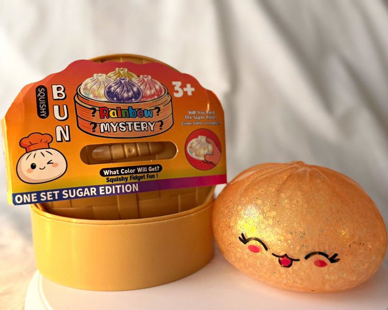SQUISHY BUN Bun Rainbow Mystery GAINT Sugar Edition Sealed Blind Pack