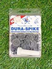 **NEW** DURA-SPIKE Replacement Golf Shoe Spikes w/ Wrench - Large Thread (24)