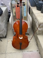 CELLO 4/4 and BOW and BAG-Wonderful Condition & Patina. Will Not Disappoint