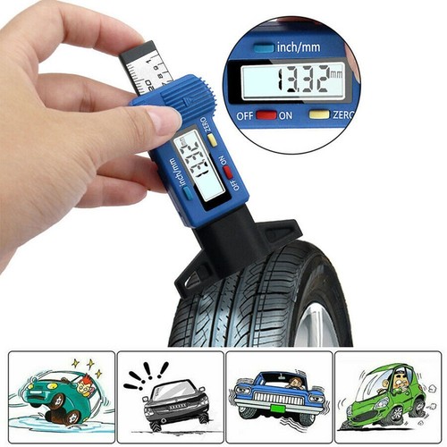 Tyre Depth Gauge 1PC Tester Brake Shoe Pad Car Motorbike Hot ,Portable Aktisch - Picture 18 of 18