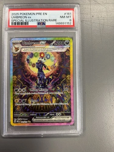 Pokémon Umbreon ex Special Illustration Rare Sv: Prismatic Evolutions 161/131 P…