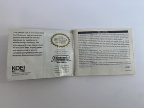 Nobunaga&rsquo;s Ambition II NES &bull; CIB &bull; Box &bull; Manual Cartridge &bull; Map + Bonus map!