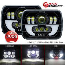 5x7 7X6" led headlights Look For Toyota Pickup 1982-1995 Truck 4runner