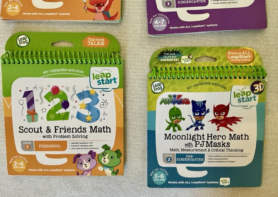NEW LeapFrog LeapStart Level 1 - Level 3 Activity 4-Book Bundle - Image 3 of 4