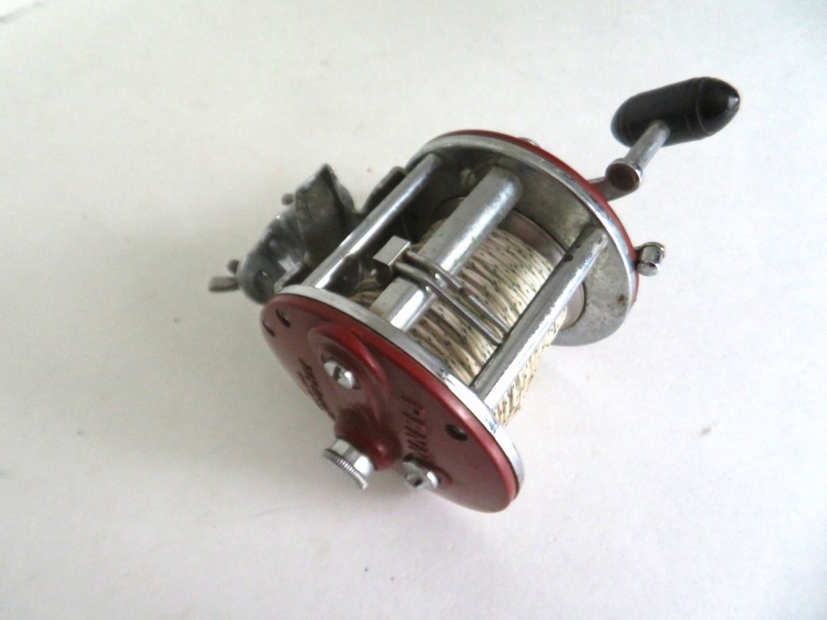 Moulinet De Pêche Vintage Penn 209 - Niveau - Fabriqué Aux USA - Poignée Noire