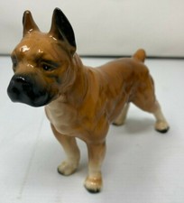 Vintage Bull Mastiff / Boxer Large Porcelain Figurine Japan -  5" x 6 1/2"