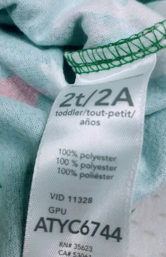 CHRISTMAS HOLIDAY CARTERS SANTA CLAUS KID TODDLER BUTTON PJS PAJAMAS SET 2-T - Bild 4 von 6