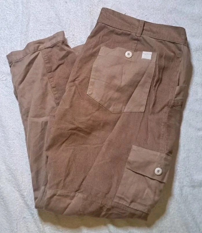 Seeker Earth Curdaroy Canvas Trek Hemp Cotton Pants Khaki Desert Tan 2XL 36 12
Opens in a new window