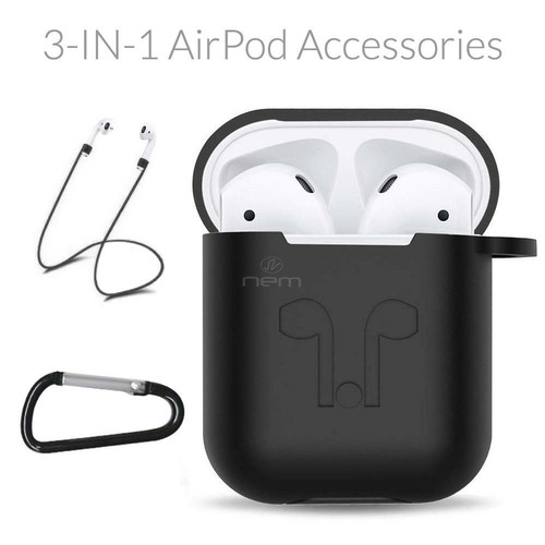 new Earpod Silicone Case Cover Protective for Apple Airpods Charging Case Clip - 第 5/15 張圖片