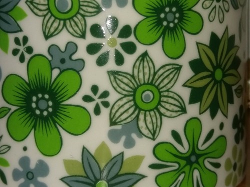 Elisabethanische Carnaby Zuckerdose 6 Fine Bone China grüne Blumen Floral England - Bild 4 von 12