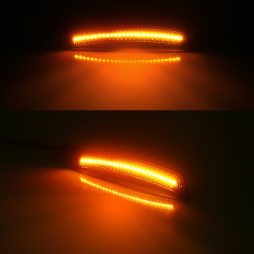 2 piezas luces marcadoras laterales LED de ámbar ahumado para MINI Cooper 2007-2015 - Imagen 8 de 10