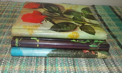 Vintage Instant Stick Photo Album Flower Power Floral Eiffel Tower Lot 3 1970s - Picture 2 of 20