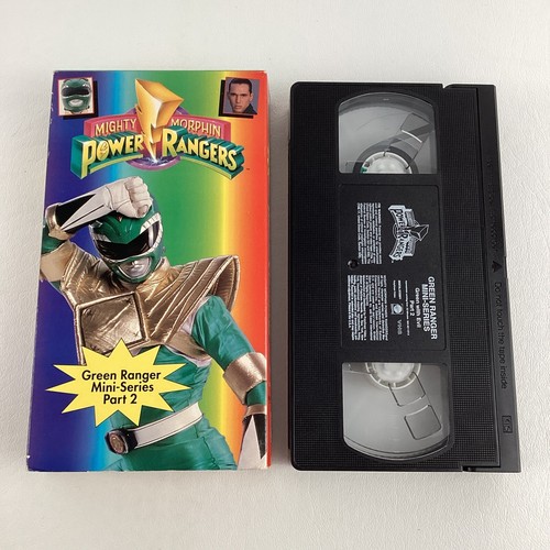 Mighty Morphin Power Rangers VHS Tape Green Ranger Mini Series Part 2 Vintage - Picture 2 of 7