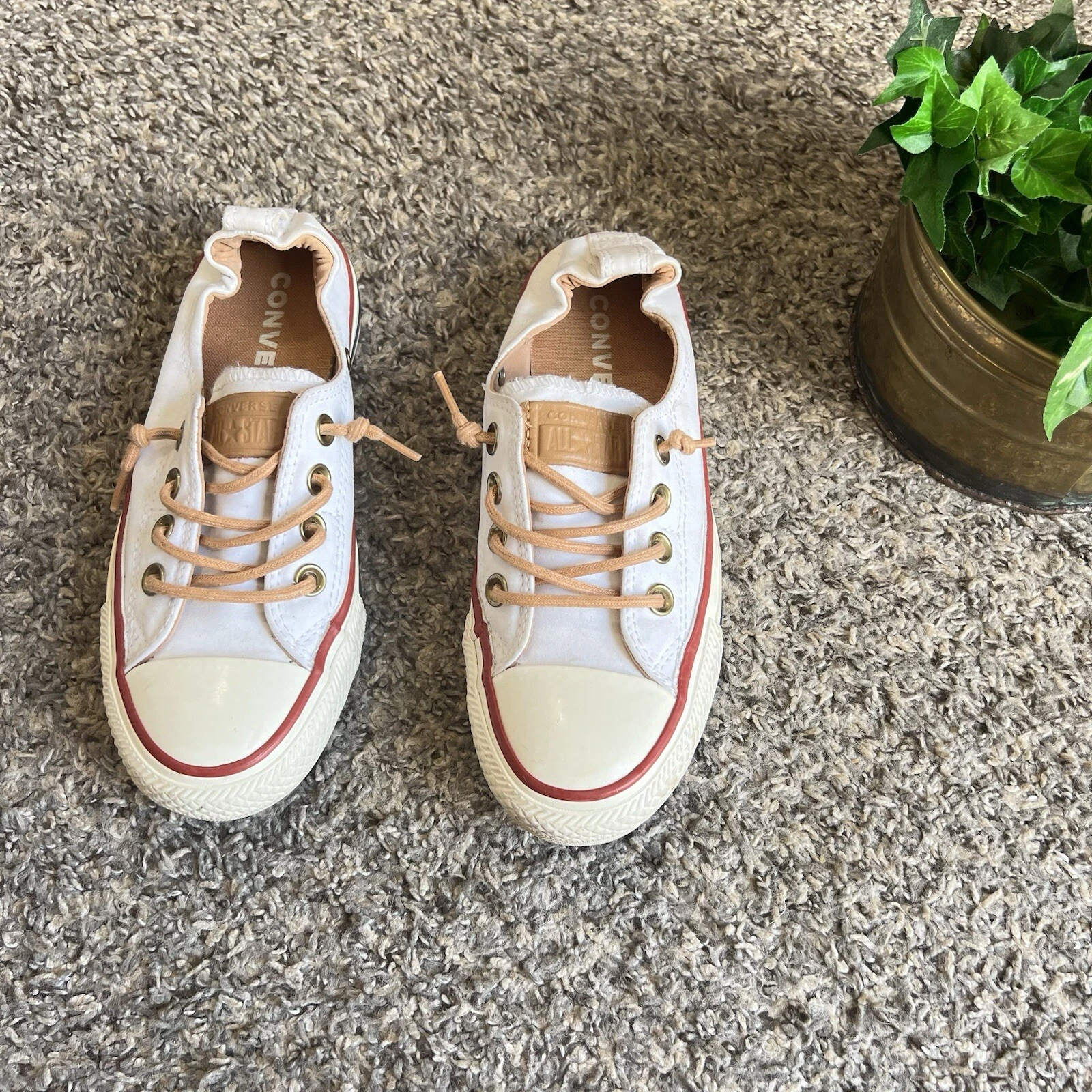 Scarpe sneakers Converse donna CT All Star Shoreline casual taglia US 5 bianche