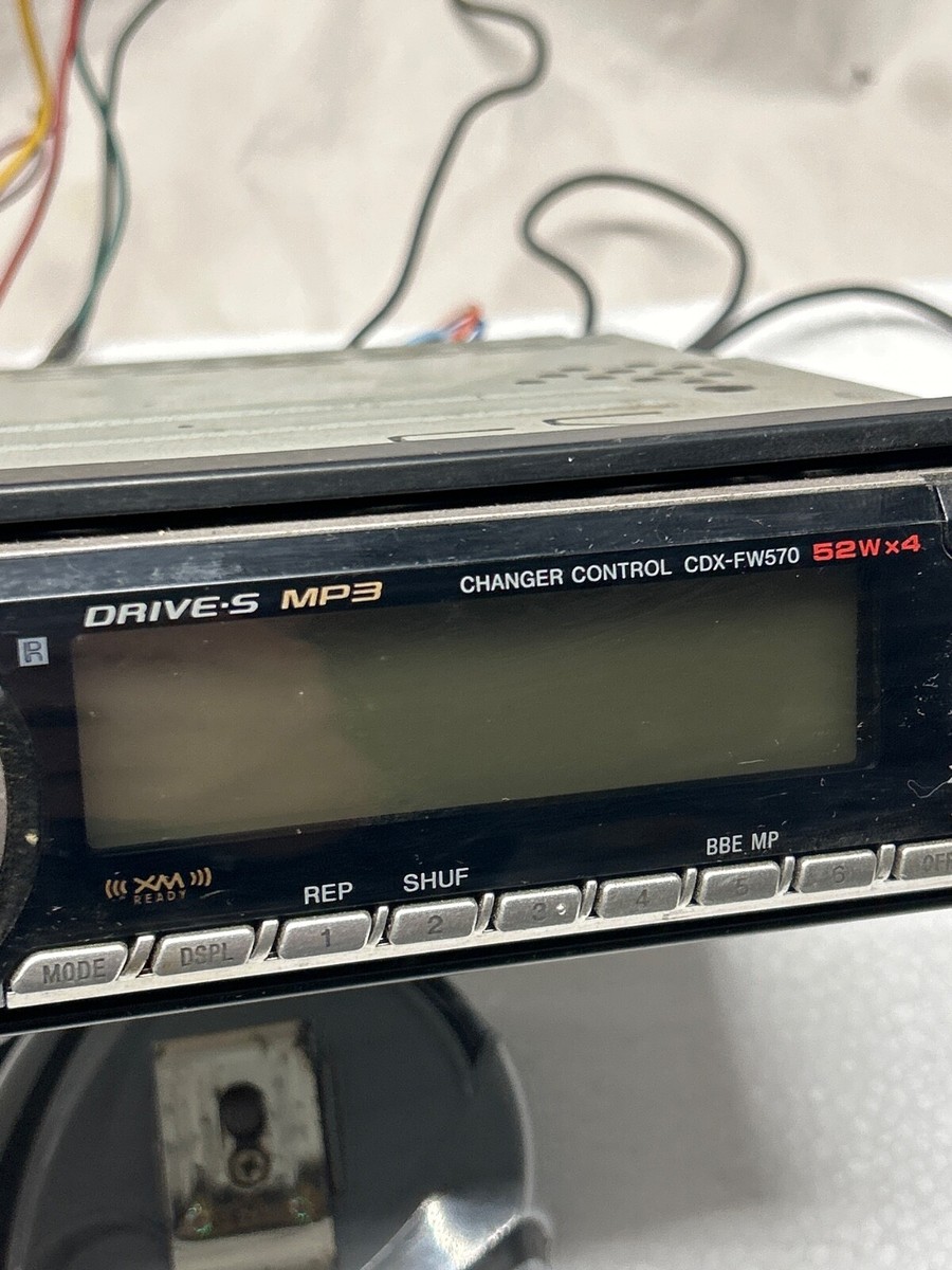 radioboy Sony FM/AM Compact Disc Player MP3 Model CDX-FW570 Xplod | eBay