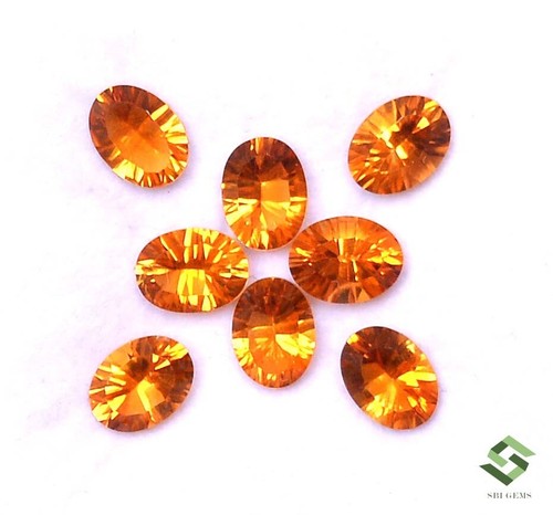 Natural Citrine Oval Cut 8x6 mm 11.48 Cts Lot 10 Pcs Calibrated Gemstones - Picture 5 of 7