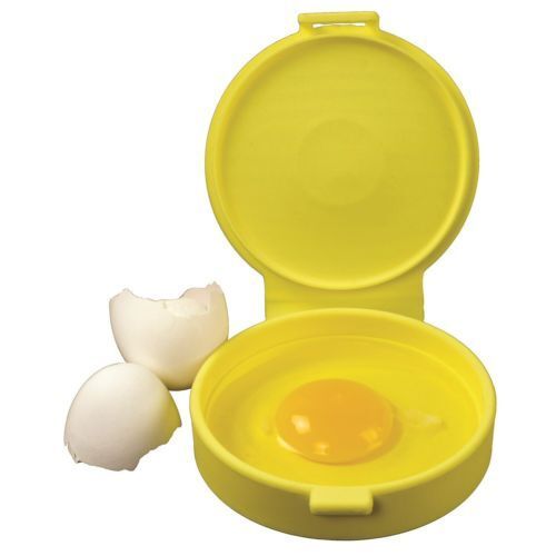 Egg Cooker, Casabella Silicone MicroEgg Cooker Round,  Microwave Egg Cooker, - Afbeelding 1 van 2