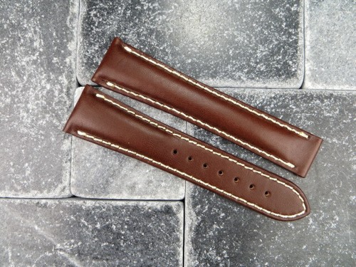 19mm Calf Leather Strap Brown 