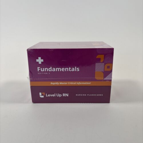 Level Up RN Fundamentals Flashcards Edition 3 Nursing Study Cards