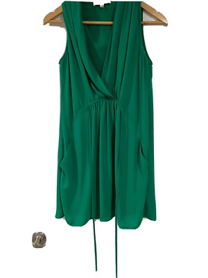 Collective Concepts Stitch Fix Women's S Small Green Faux Wrap Cute Spring  Dress | eBay