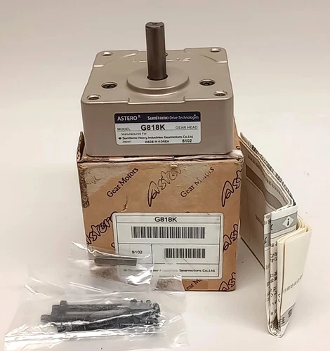 Sumitomo G818K Astero Gear Head With Mounting Bolts 10mm Shaft