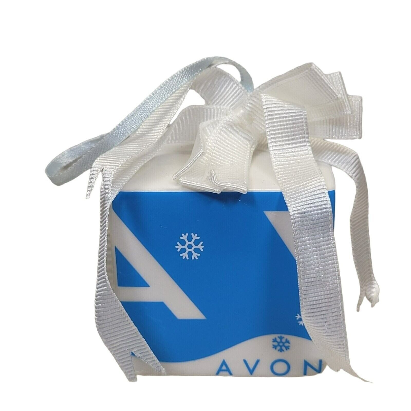 Avon Rep Christmas Tree Ornament Holiday Gift Box