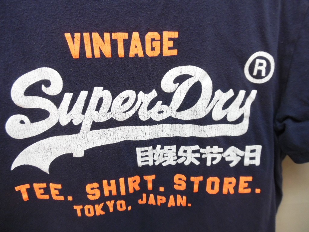 ウェア 1982offcialmatchRz Men's Vintage Super Dry Premium Label Line Store Tokyo