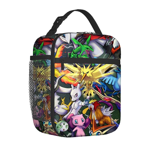 Pikachu Pokemon Insulated Lunch Bag School Picnic Snack Lunchbox Travel Box Gift - Picture 17 of 69