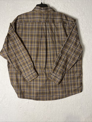 Camisa inteligente de viaje Roundtree Yorke para hombre XXL 2XL botón manga larga fácil cuidado - Imagen 9 de 9