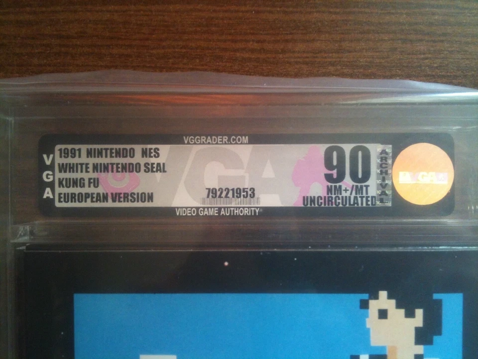 "Kung Fu" Nintendo Entertainment System NES Game New/Sealed/VGA Graded U90 - Image 2 of 3