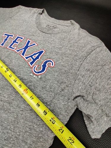 Majestic Threads Texas Rangers Hamels #35 Wmn's 2X Grey MLB Baseball T-Shirt - Picture 8 of 9