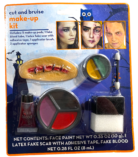 Halloween Cut and Bruise Make-up Kit, Halloween Cosmetics Set 9z