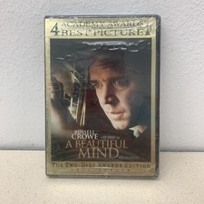 NEW DVD A Beautiful Mind 2-Disc Set Russell Crowe BestPicture Award FACTORY SEAL