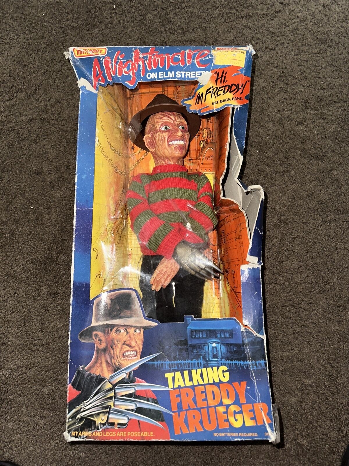 VINTAGE 1989 Freddy Krueger Fright Squirter Nightmare on Elm