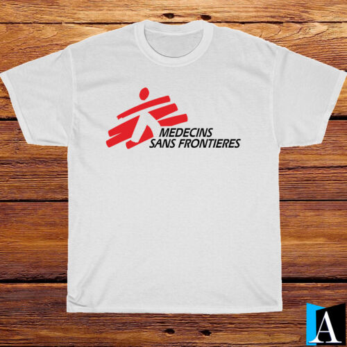 New Shirt MSF Medecins Sans Frontieres Logo White/Grey/Black/Navy T-shirt S-5XL - Picture 4 of 8