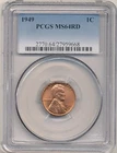 1949 1c  PCGS MS-64 RED