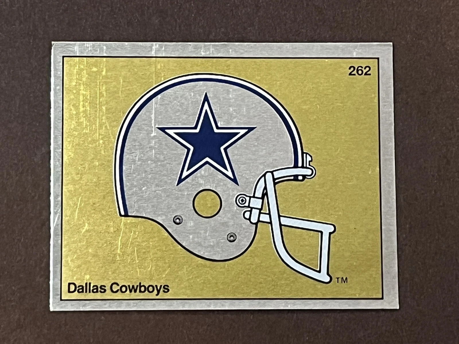 Dallas Cowboys trading card