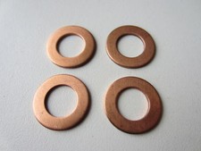 TRIUMPH TR6 T120 ROCKER OIL FEED PIPE COPPER WASHER  350 500 650 3TA 5TA 70-1335