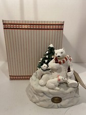 Coca-Cola Heritage Collection Polar Bear "Always" Family Musical Figurine 23011