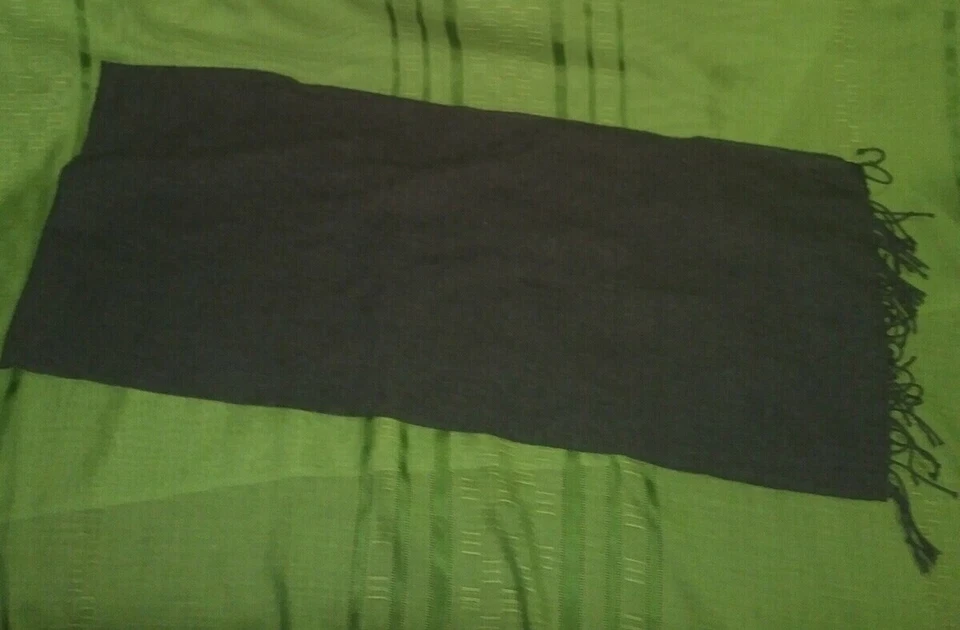 John Ashford Unisex / Men's / Women's 100% Acrylic 9522 Scarf Gray - Image 3 of 4