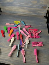 HUGE LOT Plastic Doll Combs x5 Hair Brushes X27 Scissors MIX LOT