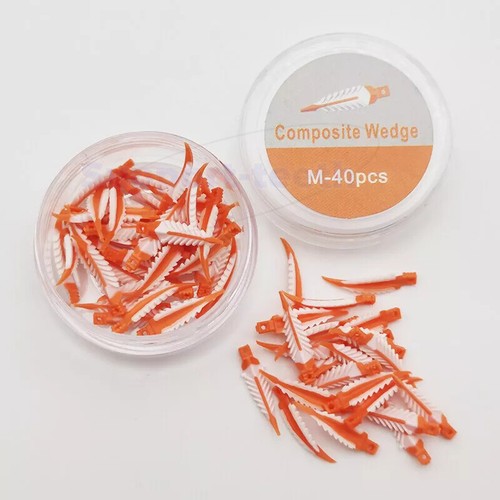 40pc Dental Endo Strata Wedges Soft Cervical Seal Diastema Composite Wedge L/M/S - Picture 11 of 14