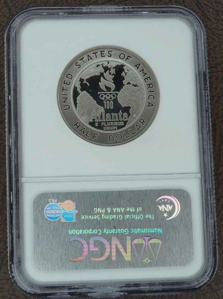 1995-S Olympic Basketball Proof Half Dollar NGC PF 70 Ultra Cameo Commemorative - Image 2 of 4