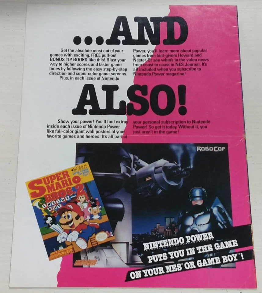Nintendo Power Magazine 1989 Early Issue # 8 Duck Tales, RARE Promo Issue - Image 3 of 4