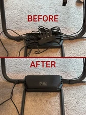 Playseat Challenge Pedal Bracket Reinforcement and Cable Management mount