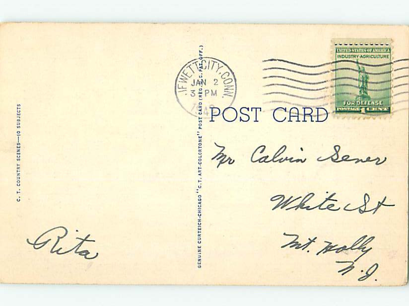 Linen COUNTRY ROAD Jewett City In Griswold Near Norwich Connecticut CT AD6810 eBay