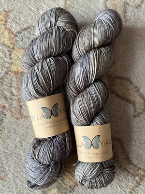 Destash-2 Skeins BELLA YARN Mendocino Superwash Merino Wool Yarn Enigma/Engima?