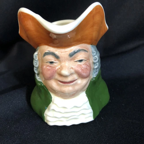 Vintage Staffordshire "Squire" Hand Painted Made in England Toby Mug Creamer V