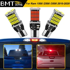 LED Cargo Trunk +Third Brake Light Bulbs White Red for Dodge RAM 1500 2500 3500