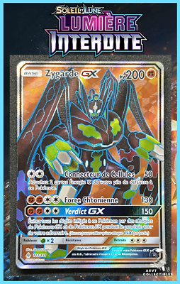 Pokemon Card Zygarde GX 123/131 SL6 Sun Moon Forbidden Light FR NM